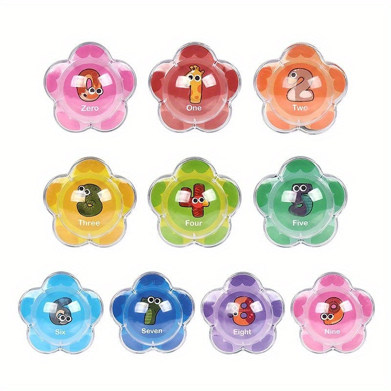 Floating Bathroom Alphabet Number Animal Water Toy Set