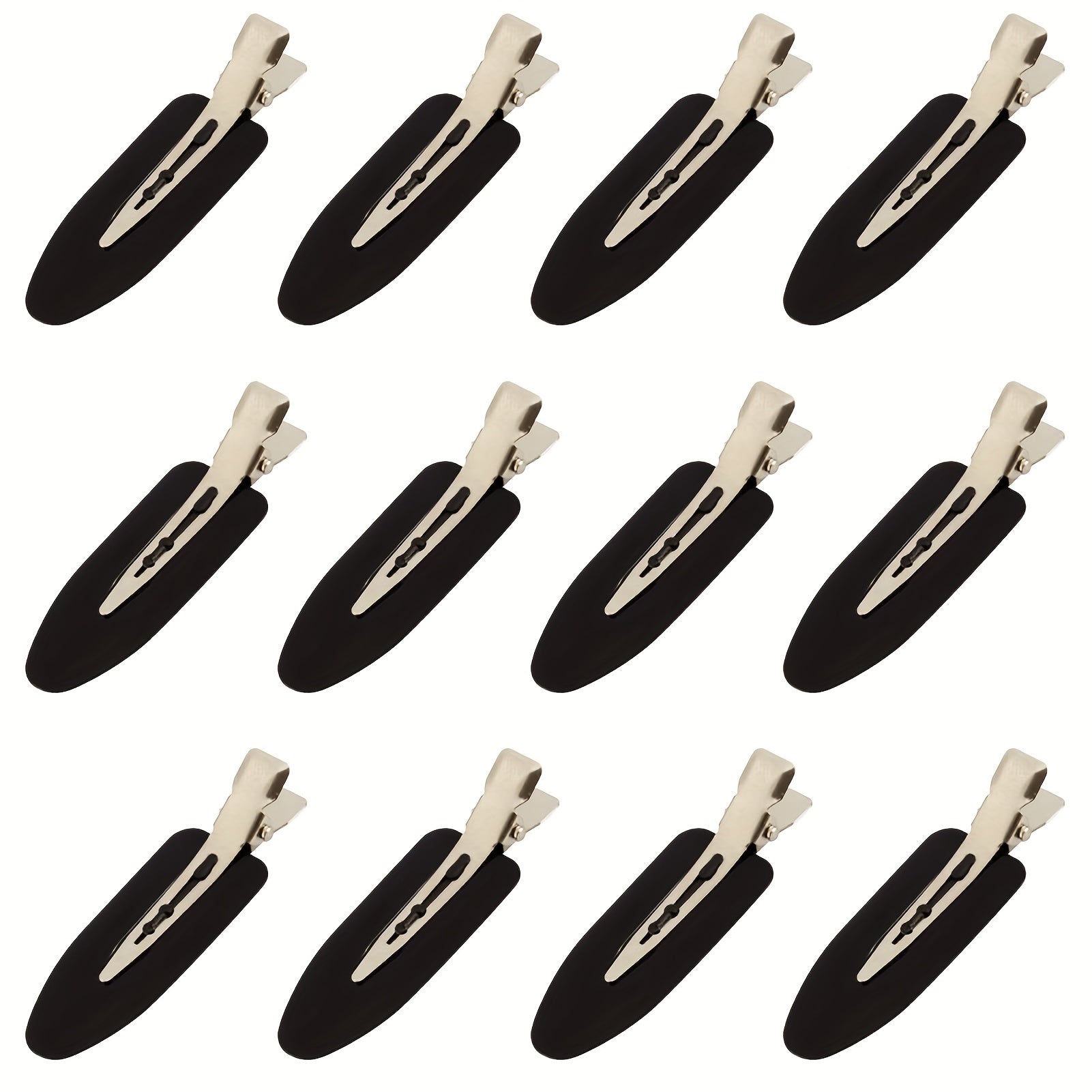 12pcs No Crease Hair Clip for Makeup Skincare Style Hair Clip Women Girls