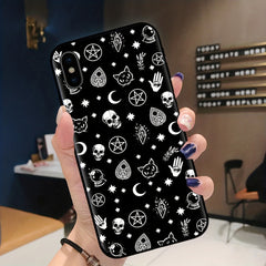 Halloween Horror Print Durable Phone Case for iPhone 5-15 Pro Max