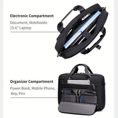 Waterproof Business Briefcase for Business Trip Work Office