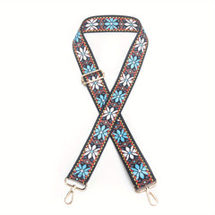 Boho Style Adjustable Bag Strap Print Replacement Belt Purse Shoulder Strap