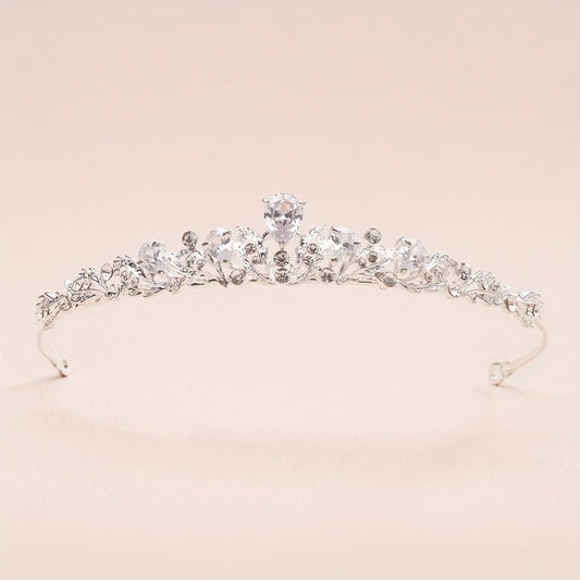 Baroque Crystal Tiara Headband Women Hair Accessories