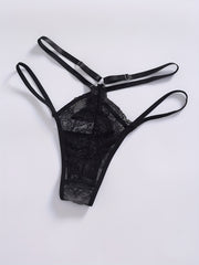 3 Pack Plus Size Sexy Briefs Set Women's Plus