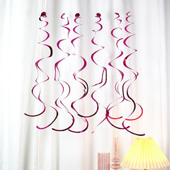6pcs Spiral Party Charm Decorations - Room & Birthday Party Decor