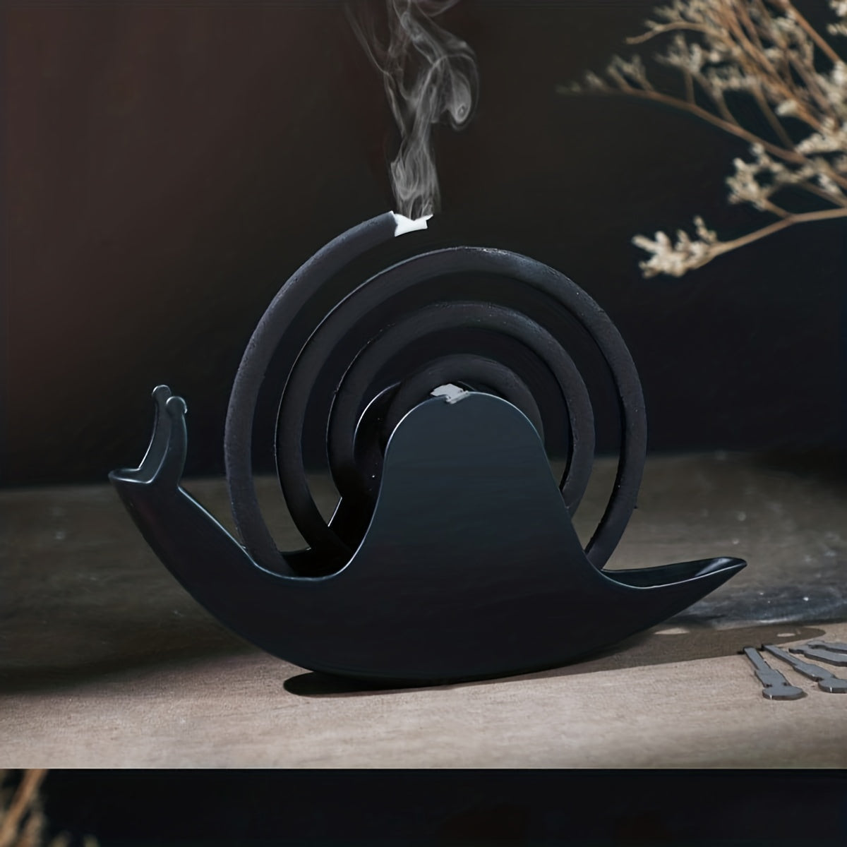Snail Mosquito Coil Holder Iron Tray Fireproof Ash Burner Home Decor