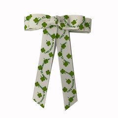Lucky Clover Bow Tie Green Four Leaf Clover Collar Bow Tie