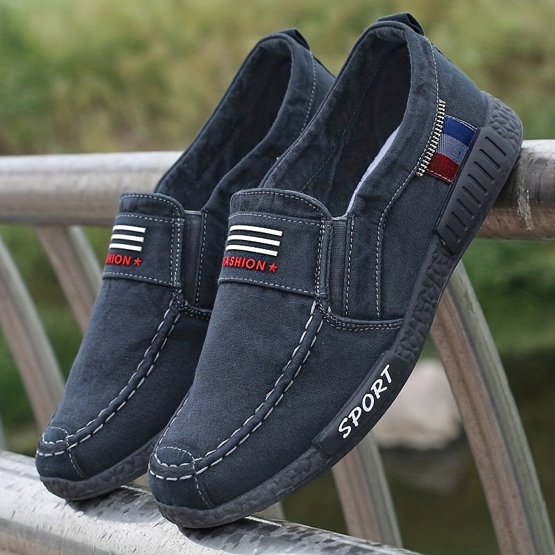 Men's Lightweight Slip On Canvas Shoes for Walking