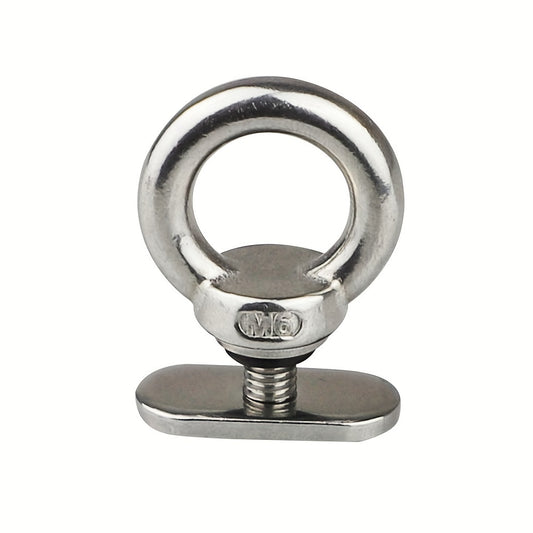 4 Pack Stainless Steel Track Mount Tie Down Eyelets Boat Bungee Cord Holders