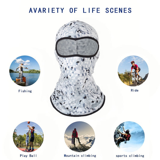 Summer Outdoor Sports Face Mask Windproof Dustproof UV Protector Neck Gaiter