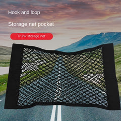 Car Trunk Mesh Bag Elastic Storage Pocket Organizer