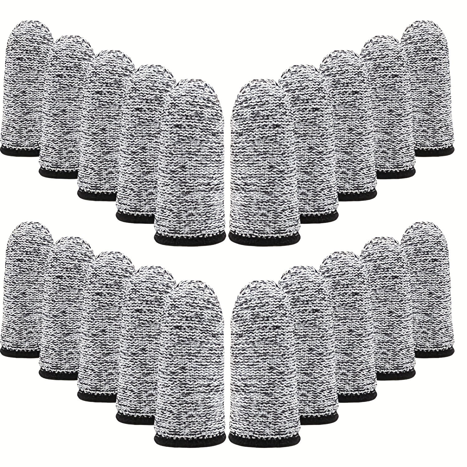 20pc Reusable Cut Resistant Finger Cots for Crafting