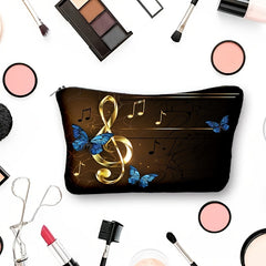 Stylish Print Cosmetic Zipper Bag Lightweight Toiletry Wash Bag