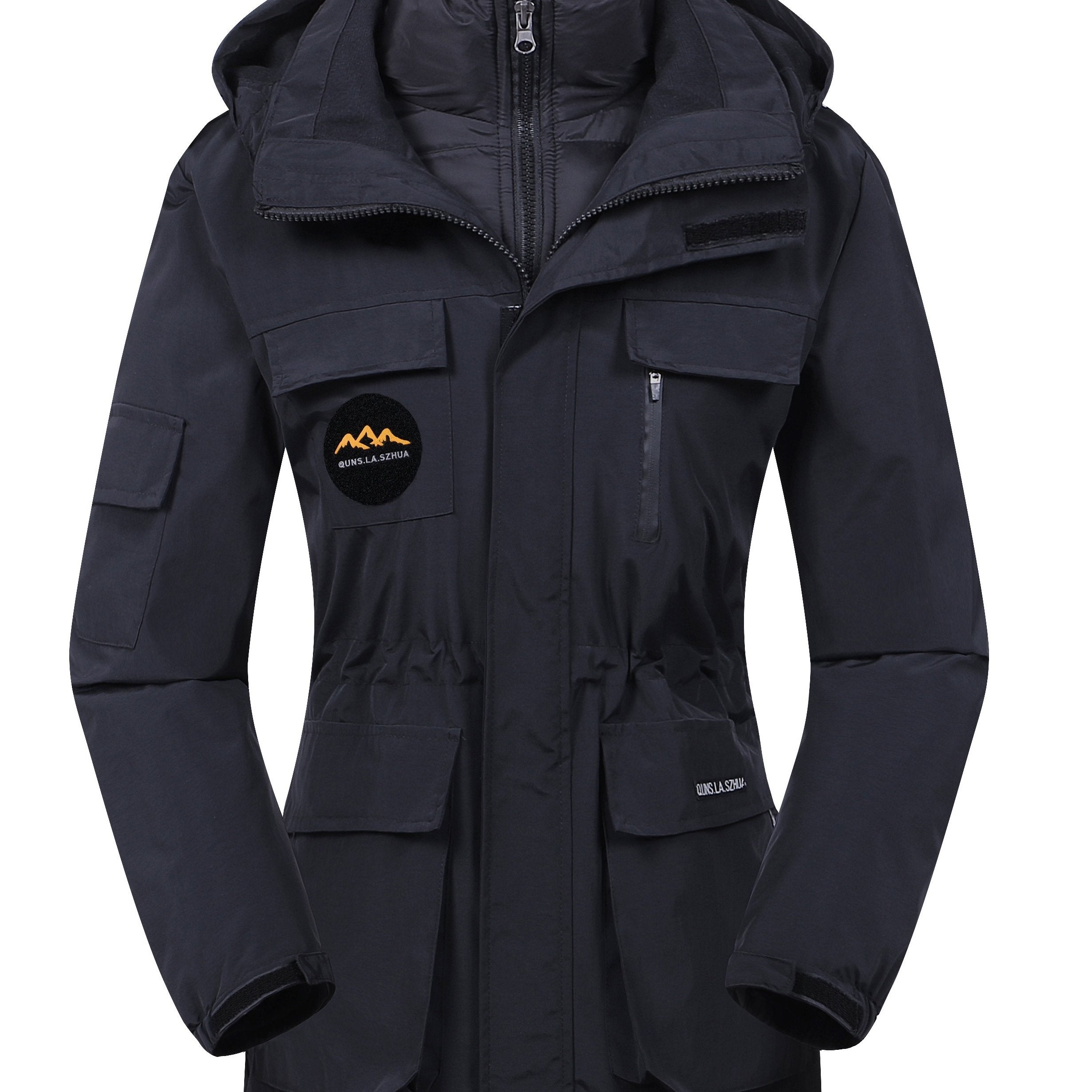 3 in 1 Outdoor Fleece Detachable Winter Jacket Women's Clothing