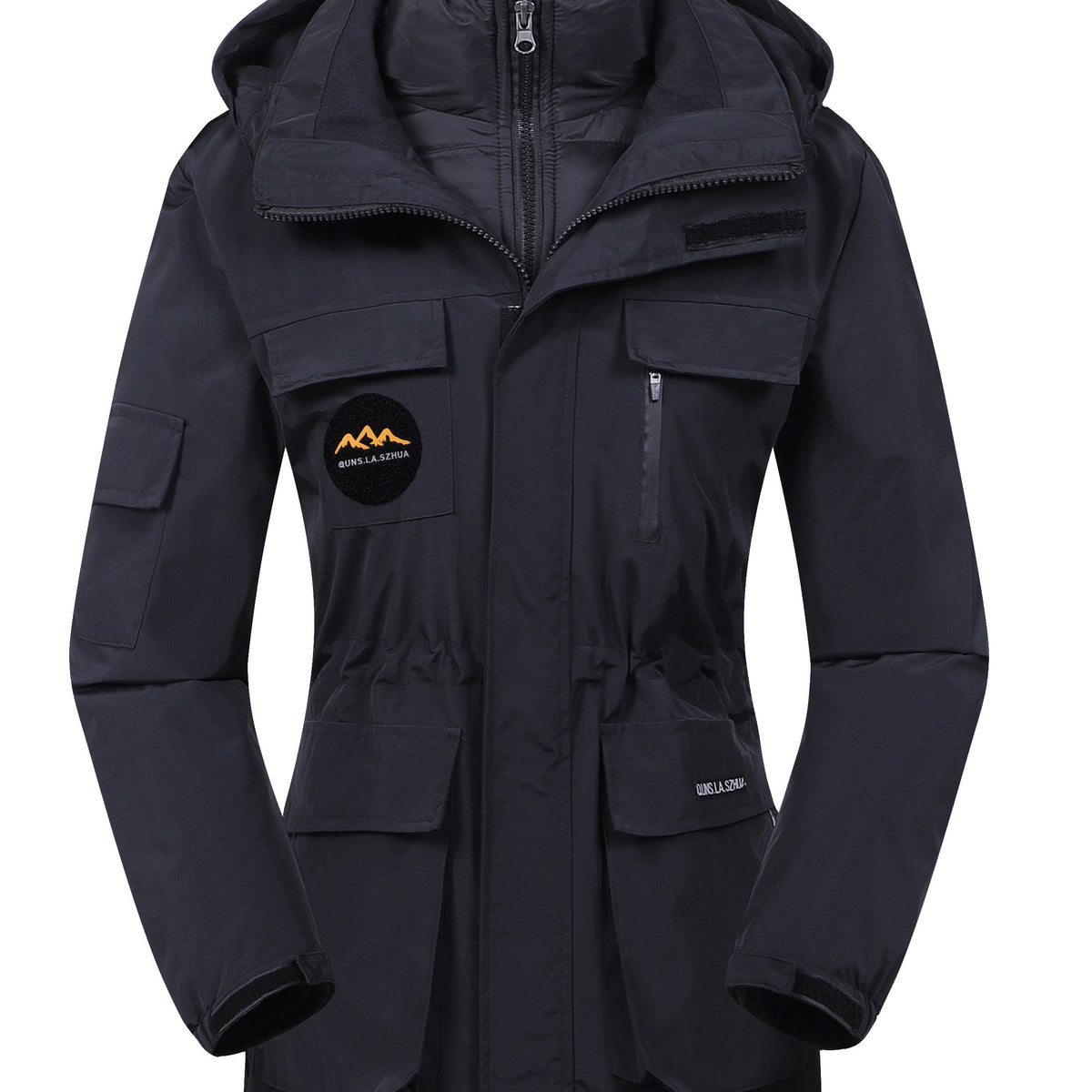 3 in 1 Outdoor Fleece Detachable Winter Jacket Women's Clothing