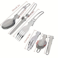Portable Outdoor Cooking Set Pot Cookware Utensils for Camping Picnic Hiking