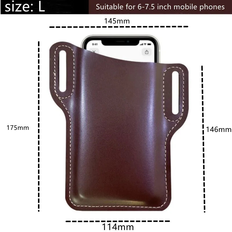 Men's Belt-mounted Mobile Phone Pocket Waist Bag Running Sports Outdoor