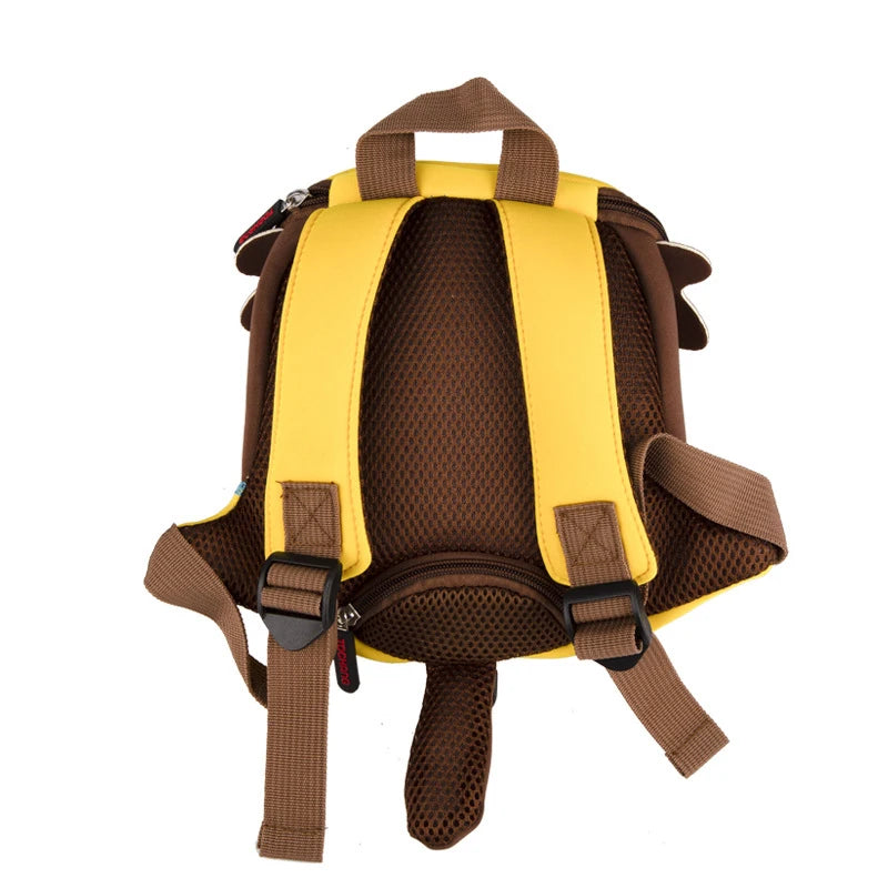 3D Lion School Bags Anti-lost Kid Backpacks Kindergarten Backpack