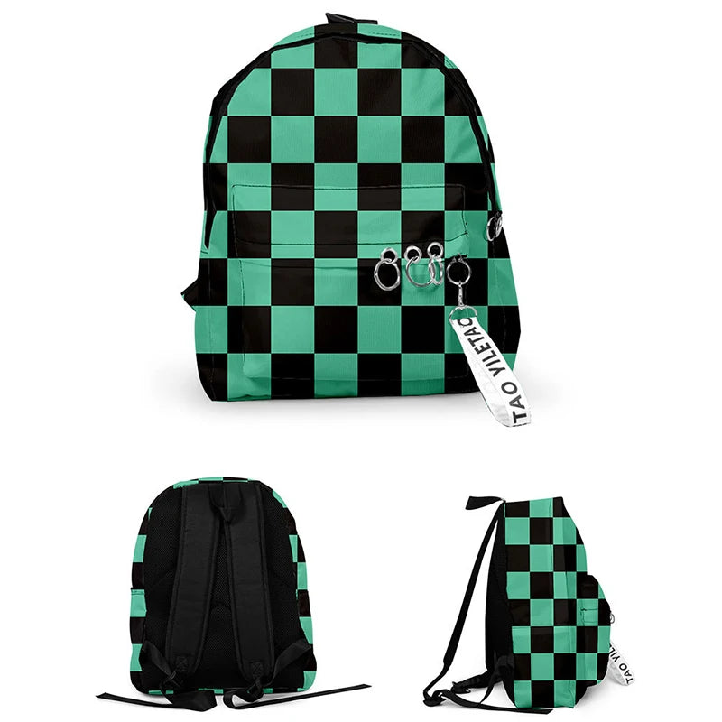 3D Backpack Demon Slayer: Tomioka Giyuu Canvas School Bag