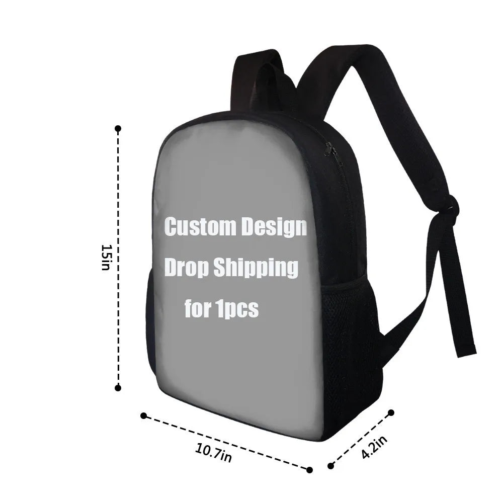 3D Butterfly Print Teens Backpack Student Casual Schoolbag