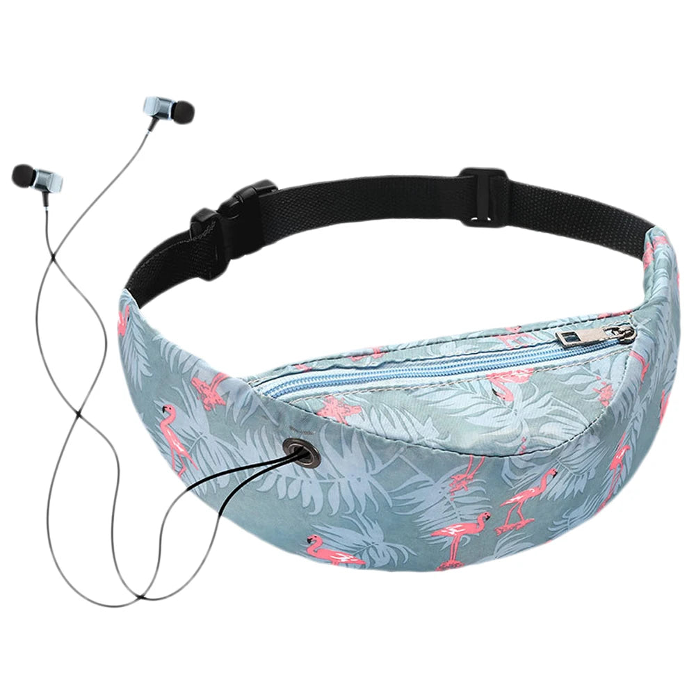 3D Colorful Waist Bag Pillow-shaped Women's Pockets Hip Belt Bag