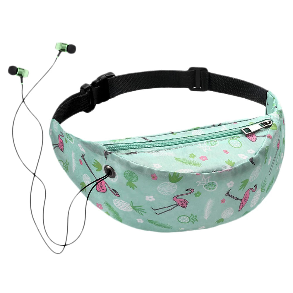 3D Colorful Waist Bag Pillow-shaped Women's Pockets Hip Belt Bag