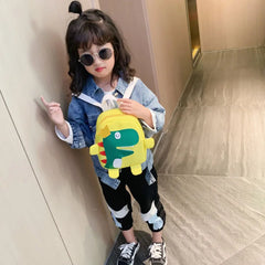 3D Dinosaur Cartoon Kids Bag Schoolbag Unisex for Boy Girl Kids Gift
