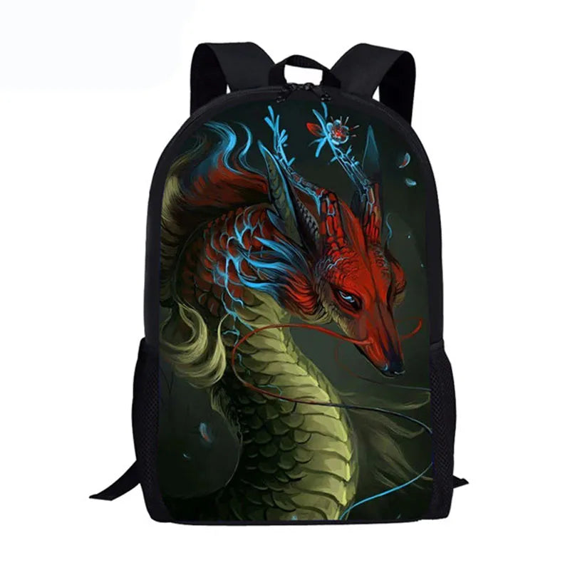3D Dinosaur Pattern School Bags for Boys Girls Children School Backpacks