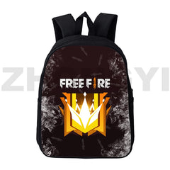 3D Fire Garena Backpack Assault Game Backpack Women 12/16 Inch Laptop Travel Pac