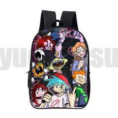 3D FNF Backpack Boys Girls School Bag Teens High Capacity Travel Bag