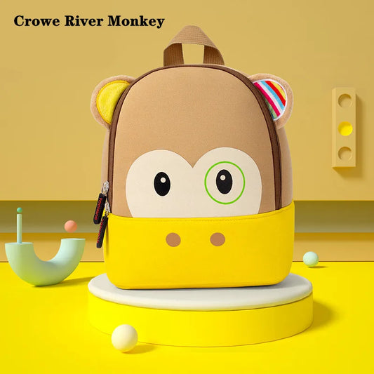 3D Cartoon Animal Backpack Lightweight Waterproof Softback for Kids