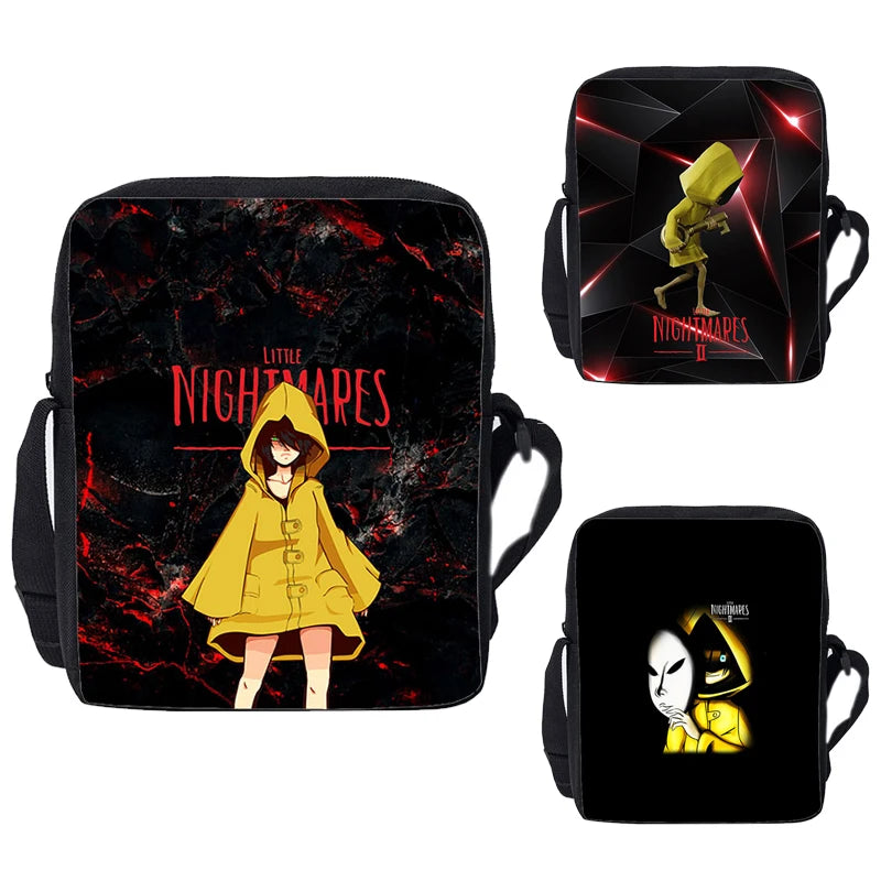 3D Little Nightmares 2 Shoulder Bags Student School Supplies