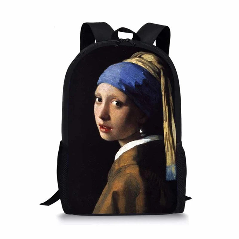 3D Maps Prints School Bags For Boys Girls Kids Backpacks Student Book Bag