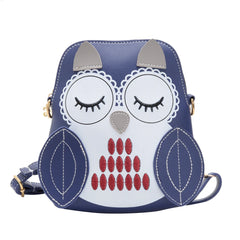 3D Owl Kids Messenger Bag Multicolor Small Handbags