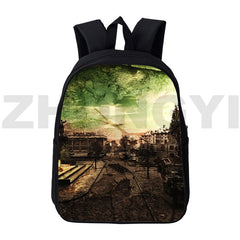 Anime S.T.A.L.K.E.R. 2 Backpack Cartoon Bookbag Stalker 2 12 inch Schoolbag