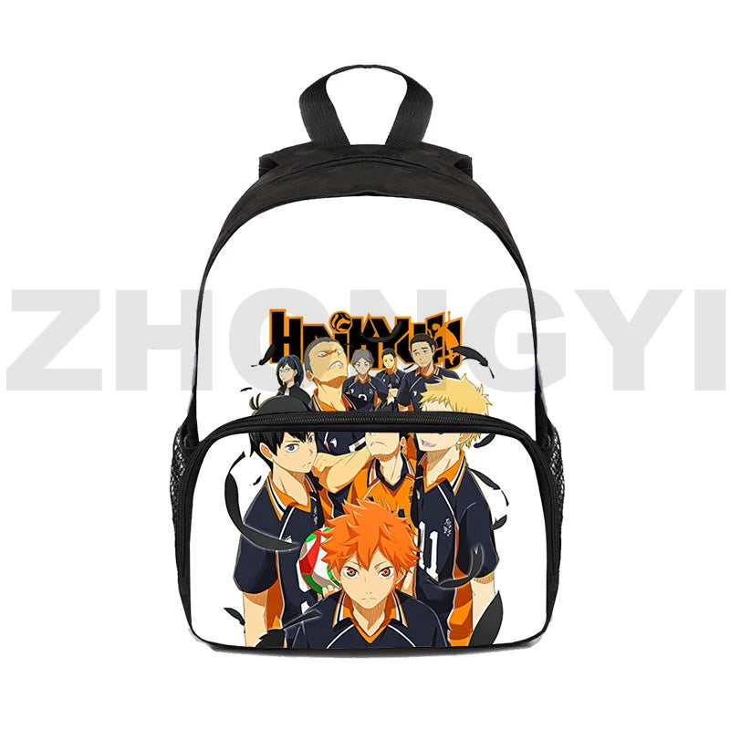 Haikyuu Children's Backpacks 16 Inch Anime Nekoma Karasuno School Bags
