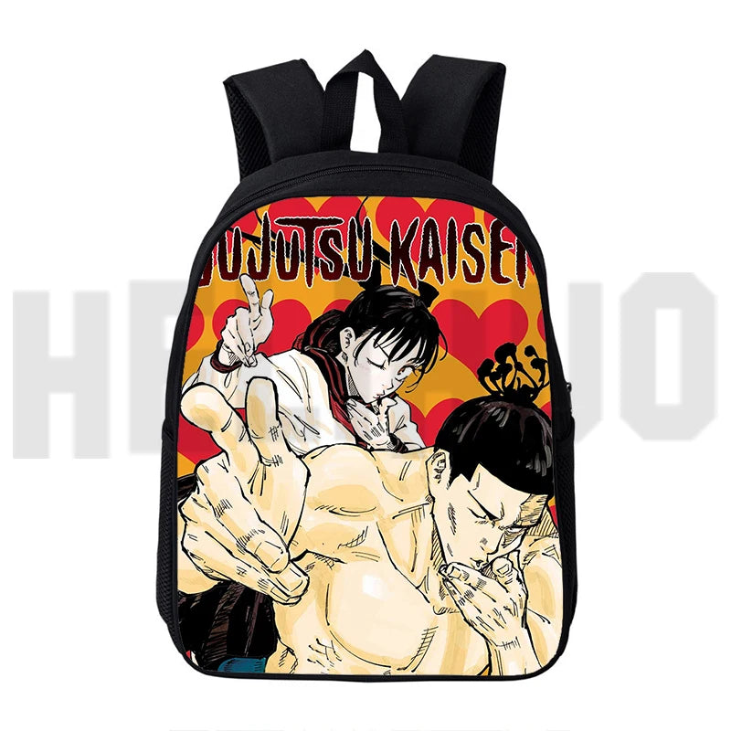 Japan Jujutsu Kaisen Backpack Men Anime Zipper Rucksacks Laptop Travelbags