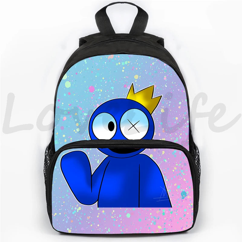 3D Print Rainbow Backpack School Bag Boys Girls Backpacks
