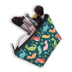3D Waterproof Dinosaur Print Makeup Case Cosmetic Bag