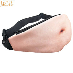 3D Dadbag Belly Pockets Waist Bag Novelty Men Fanny Pack