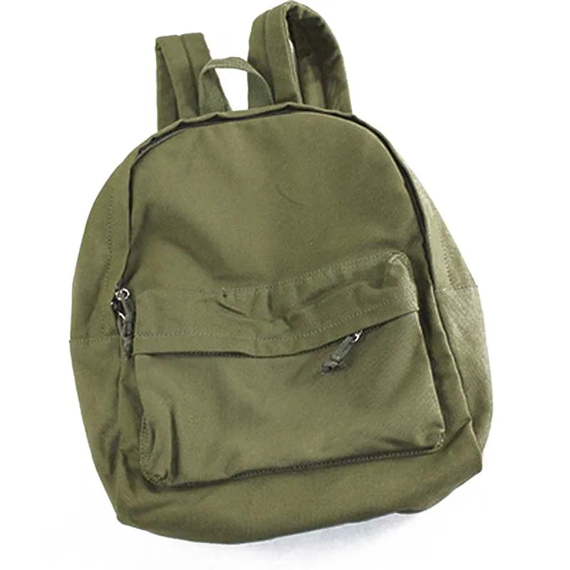 3PCS Canvas School Backpack for Teenage Travel Bagpack