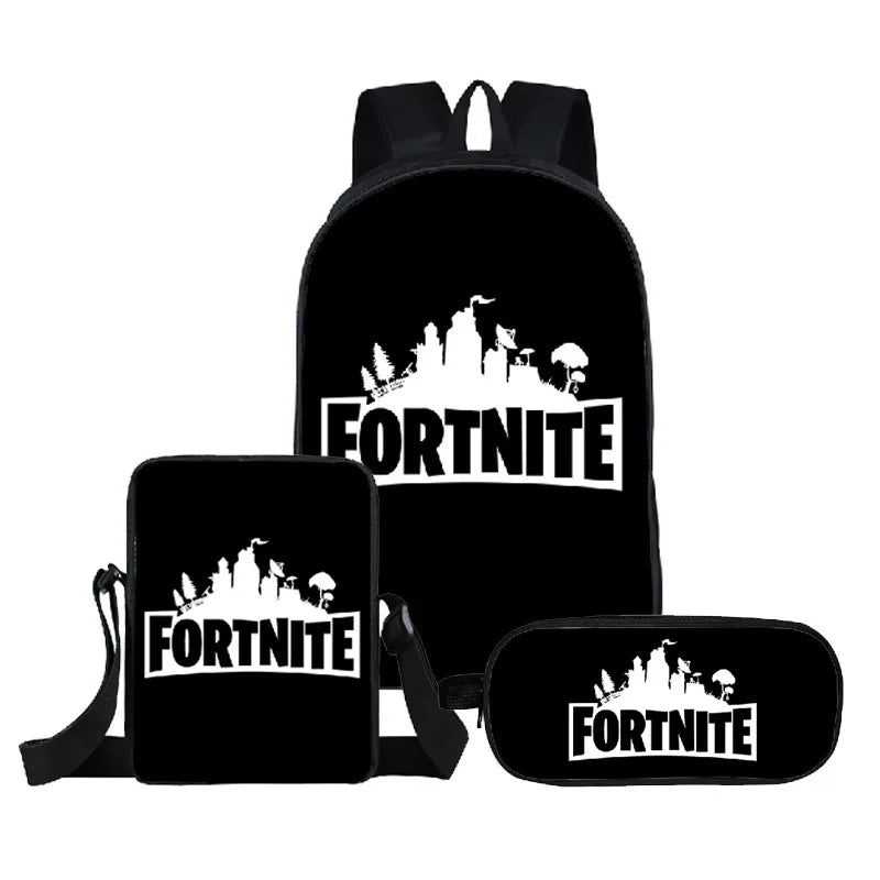 3Pcs/Set School Bag For Boys Girls Movie Cartoon Backpack Children School Set Sc