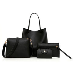 3Pcs Women Bag Du5423 Set with Wallet and Crossbody Purse