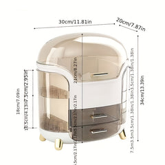 Clear Makeup Storage Box Dustproof Cosmetic Organizer