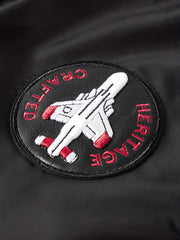 Men's Solid Embroidered Jacket - Windproof & Waterproof