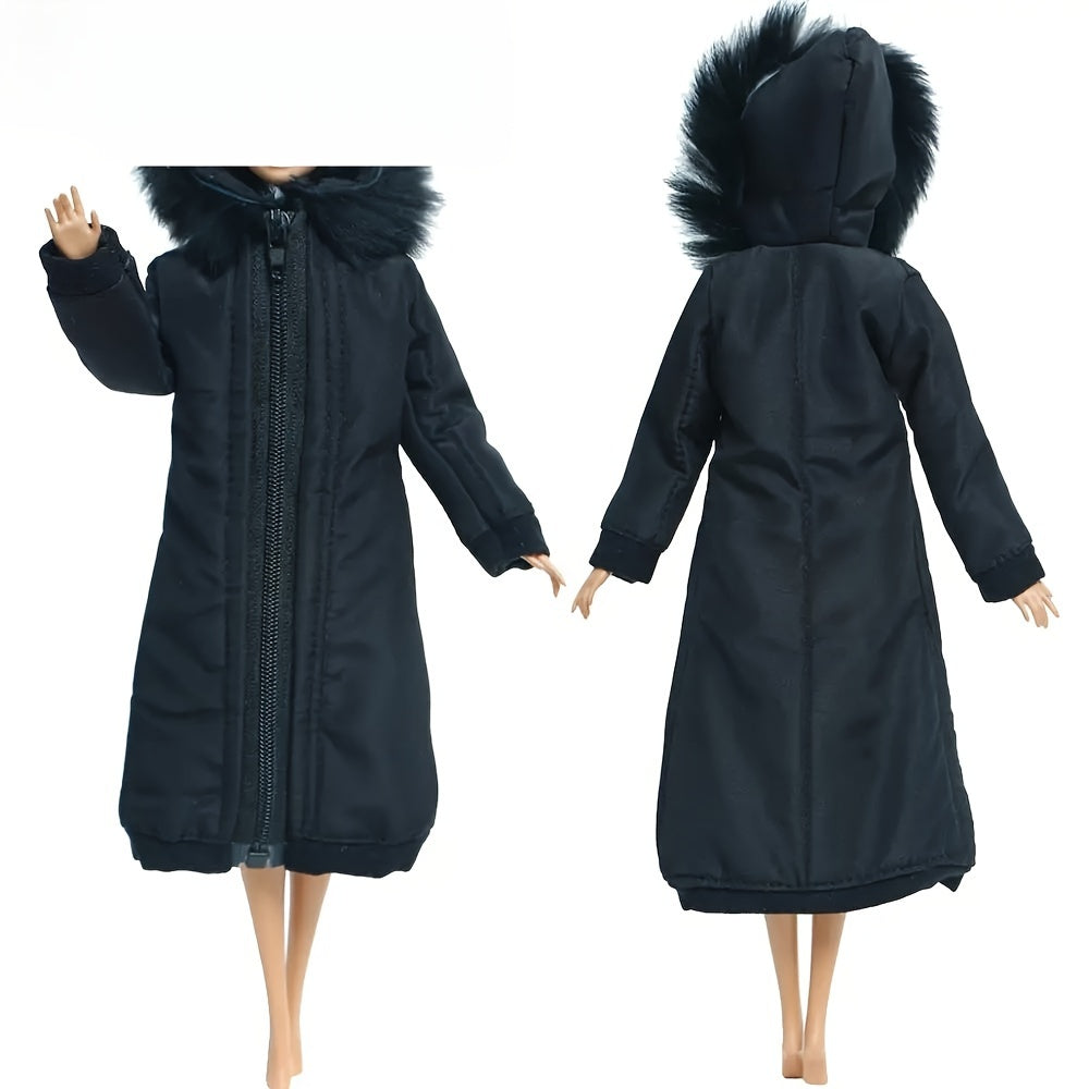 Long Coat Winter Dress Warm Clothes For 1 6 Doll