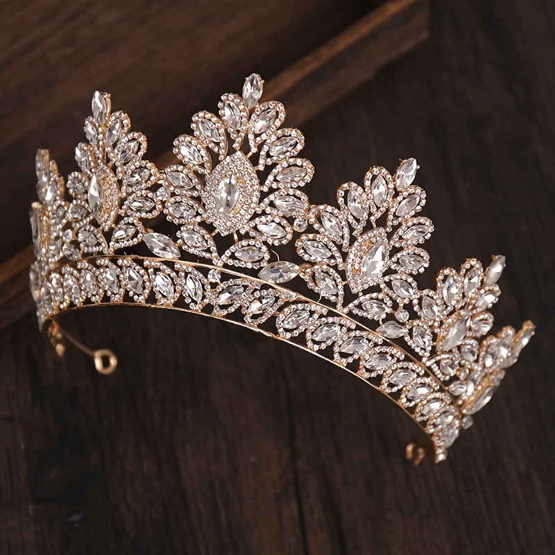 Bridal Wedding Crystal Crown Hair Accessories Rhinestone Crown