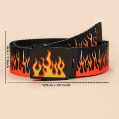 Men's Hip hop Buckle Belt Decorative Accessories for Pants Jeans Clothing