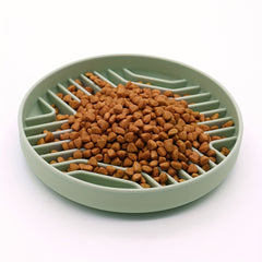 Silicone Slow Feeder Dog Bowl Anti-choking Puzzle Food Bowl