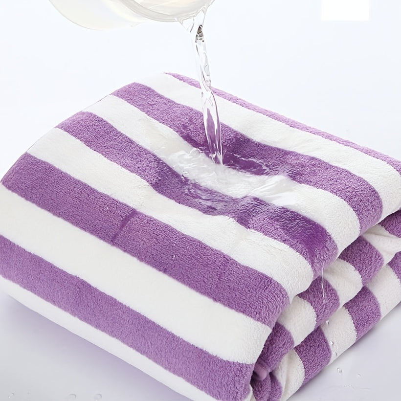 Striped Pattern Bath Towel for Face Washing