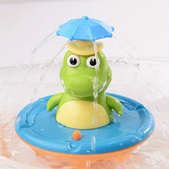 Crocodile Bath Toy for Kids Water Spray Play Set with Accessories